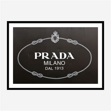 Prada Sign Wall Art 